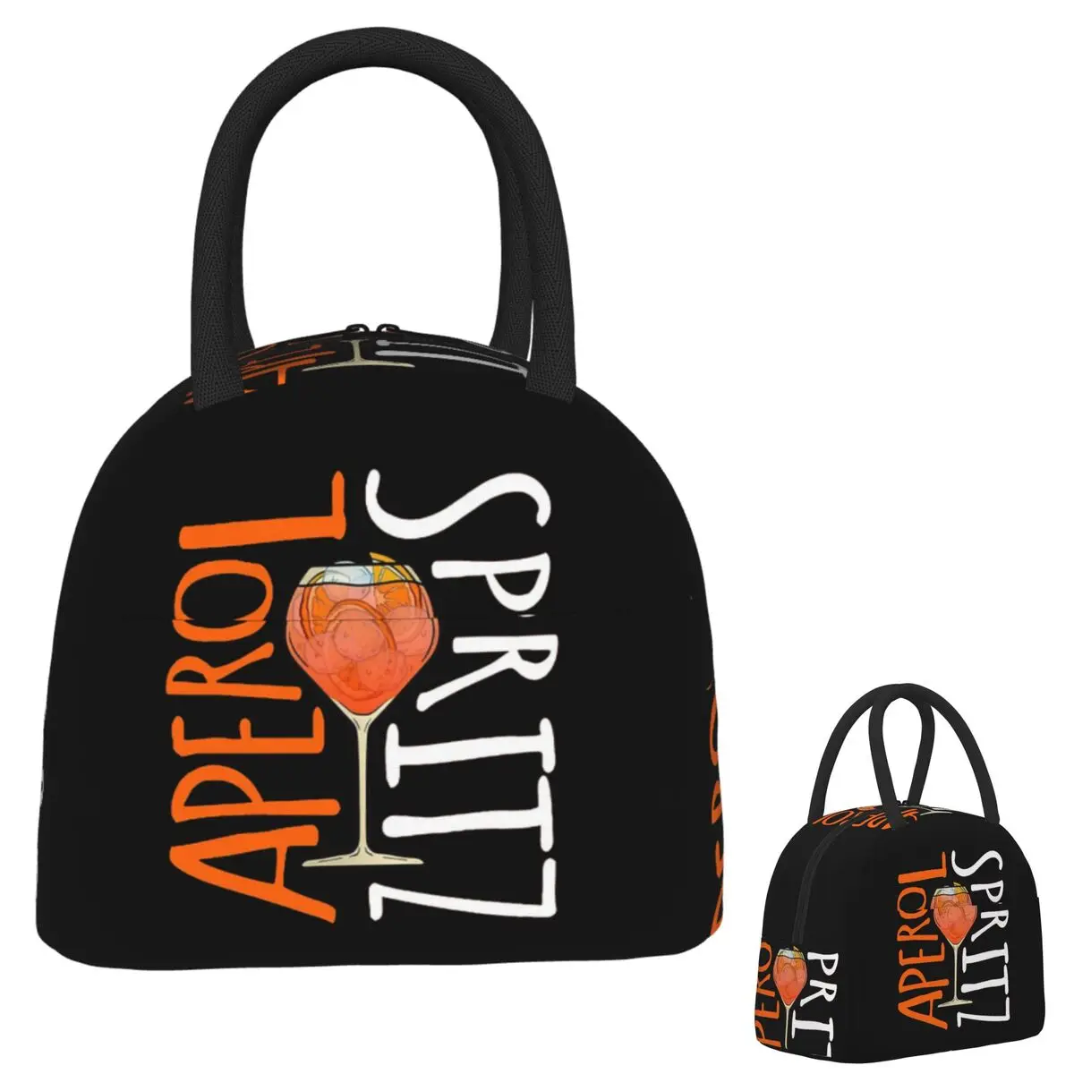 

APEROL SPRITZ 3 Insulated Lunch Bag for Women Children Portable Food Boxes Thermal Lunch Box Tote