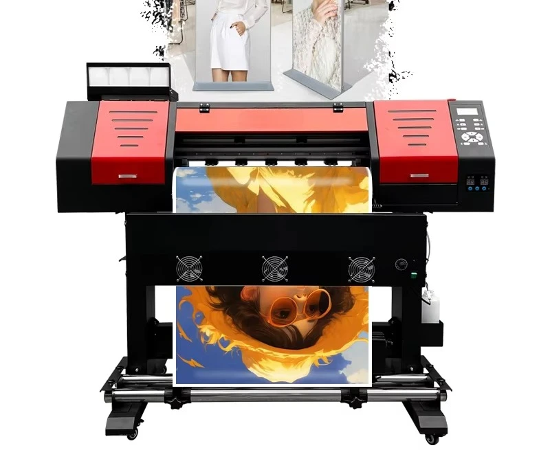 Factory Price Eco Solvent Printer 0.7M 1.3M 1.6M 1.8M 3.2M XP600/I3200 Print Head Vinyl Plotter Single Head Eco Solvent Printer
