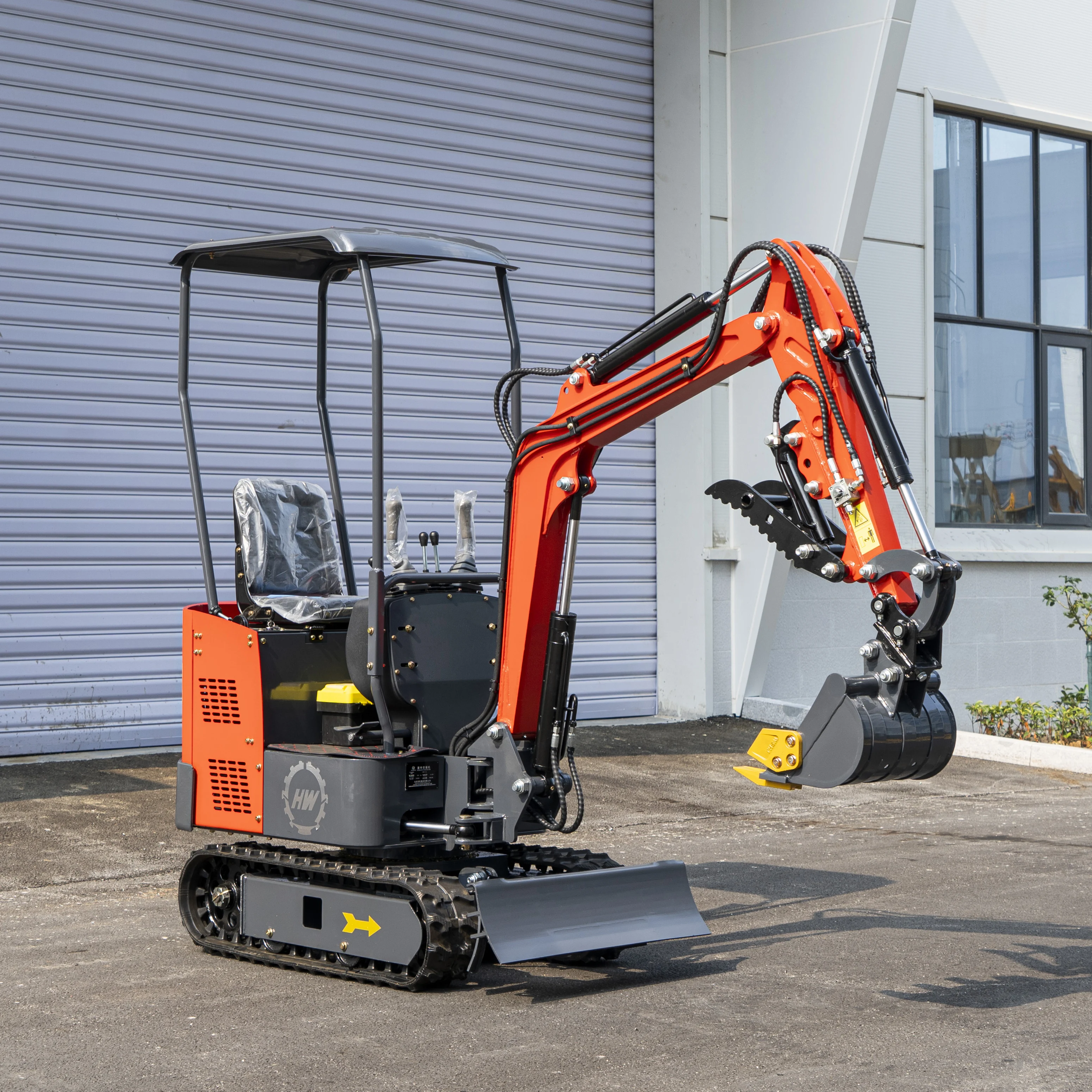 รถขุดไฮดรอลิกแบบตีนตะขาบ HW-15 ขนาด 1.5 ตัน เครื่องยนต์ดีเซล รถขุดขนาดเล็ก รถแทรกเตอร์ขุดขนาดเล็กจากจีน รถขุดขนาดเล็กสำหรับงานก่อสร้าง อุปกรณ์ก่อสร้างแบบกำหนดเอง