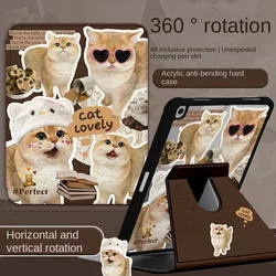 For iPad Air 6 Case iPad 10th Gen 360 Rotate Stand Cover for Air 5th 4th 10.9 Pro 11 2nd 3rd 4th iPad 10.2 9th 8th 7th Acrylic