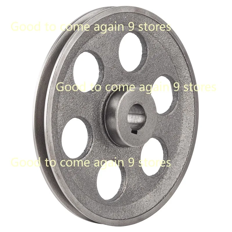 New 1pcs Thickened V-Belt Pulley Hollow Dia 170mm Single-Slot A Type Pulley Cast Iron Wheel Power