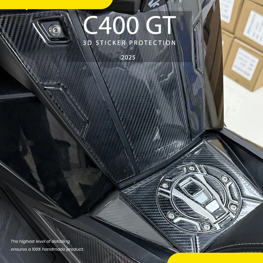 

Для C400 GT C400GT 2021 2022 2023 2024 2025 аксессуары для мотоциклов 3D эпоксидная наклейка Защитная наклейка на топливный бак