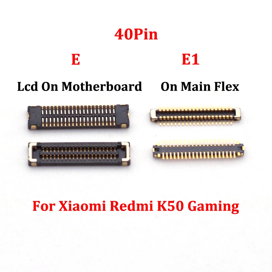 2pcs FPC Connector Battery On Board For Xiaomi Redmi K50 Mi 11 Ultra M11Gaming BlackShark Helo 2 Pro