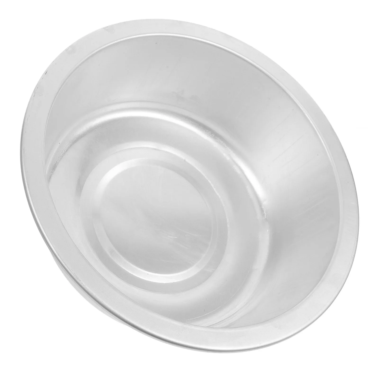 

1pc Thickened Aluminum Basin Large Capacity For Kitchen Vegetable Fruit Rice Washing Metal Storage Container