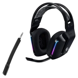 Wireless Gaming Headset Mic Aux 3.5mm Wireless Headphone Replacement Microphone Headset Mic for Logitech G733 Gaming Headphones