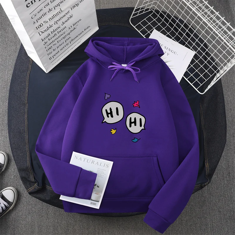 Spring/Summer Women's Aesthetic Clothing Men's Sportswear Pattern Hoodie Harajuku Sudadera