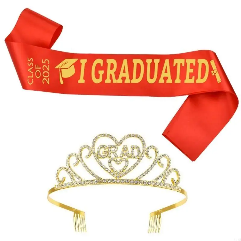 

2025Stylish Graduation Sash Multicolor Graduation Decoration Congratulation Sash