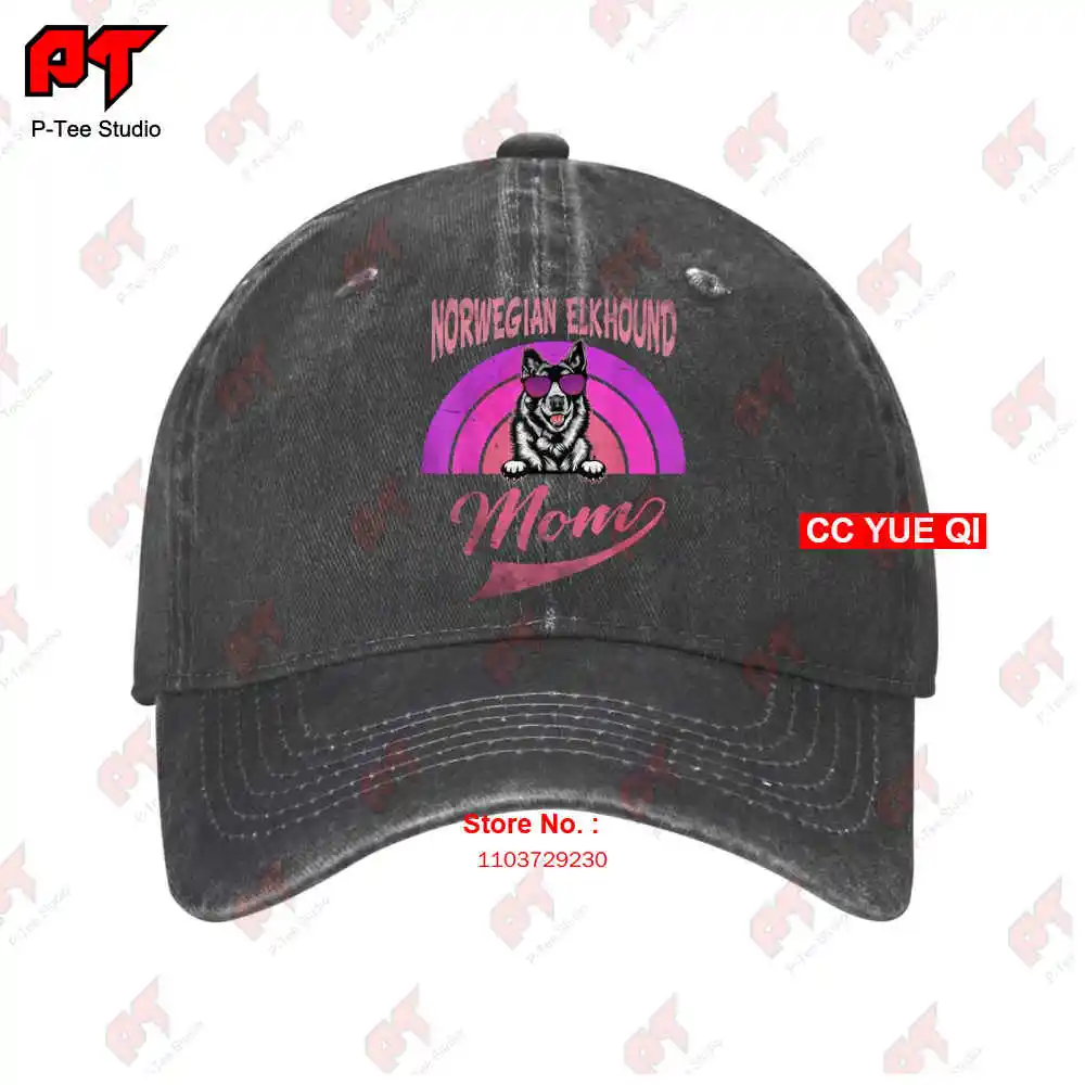 Norwegian Elkhound Mom Mother'S Day Baseball Caps Truck Cap T6LA