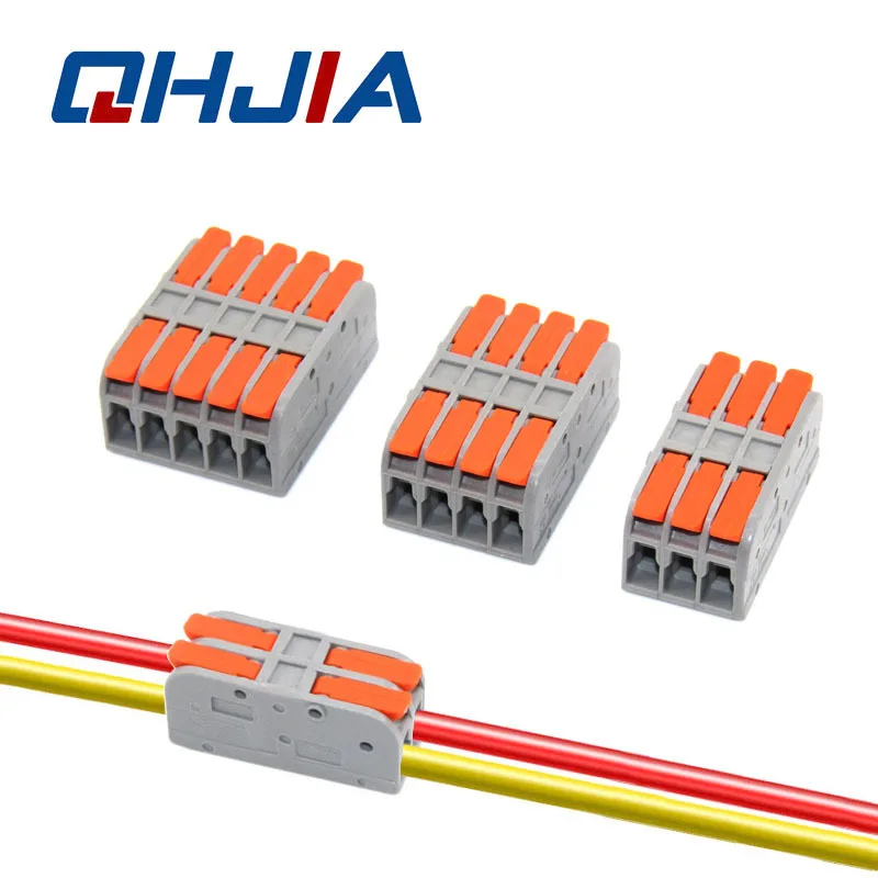 Painless handle opening Wire Connector Universal Compact Splitter Lamp Wiring Cable Connector Docking Plug-in Terminal Block