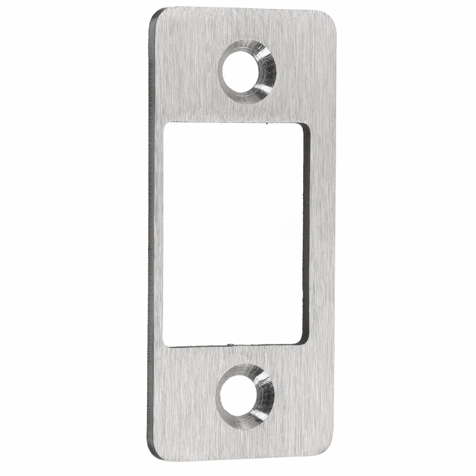 Placas de ataque de cerrojo de acero inoxidable, perforador de marco de borde estrecho y agujero grande, reparación de cerrojo de seguridad, Hardware para el hogar