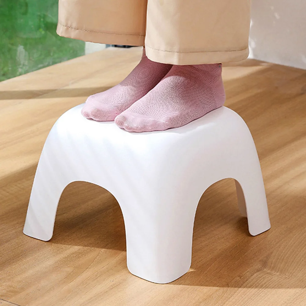 Plastic Mini Stool 2pcs Kids Small Low Stool Shoe Changing Step Stool Kid Non-slip Potty Stool Potty Poop Stool Kindergarten