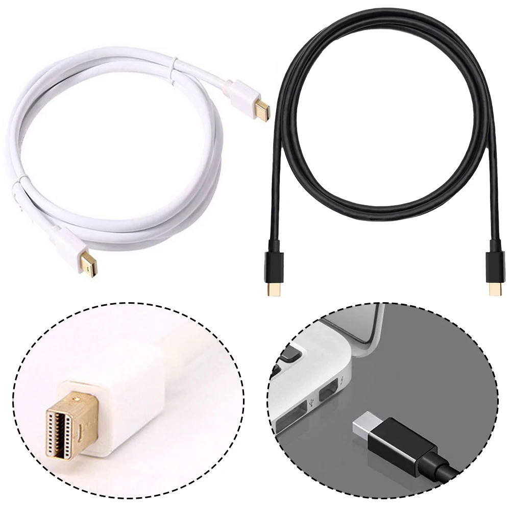 

1.8m MiniDP To MiniDP Male To Male Extension Cable Adapter Cable *Digital Video And Audio High-Speed Data Transmission