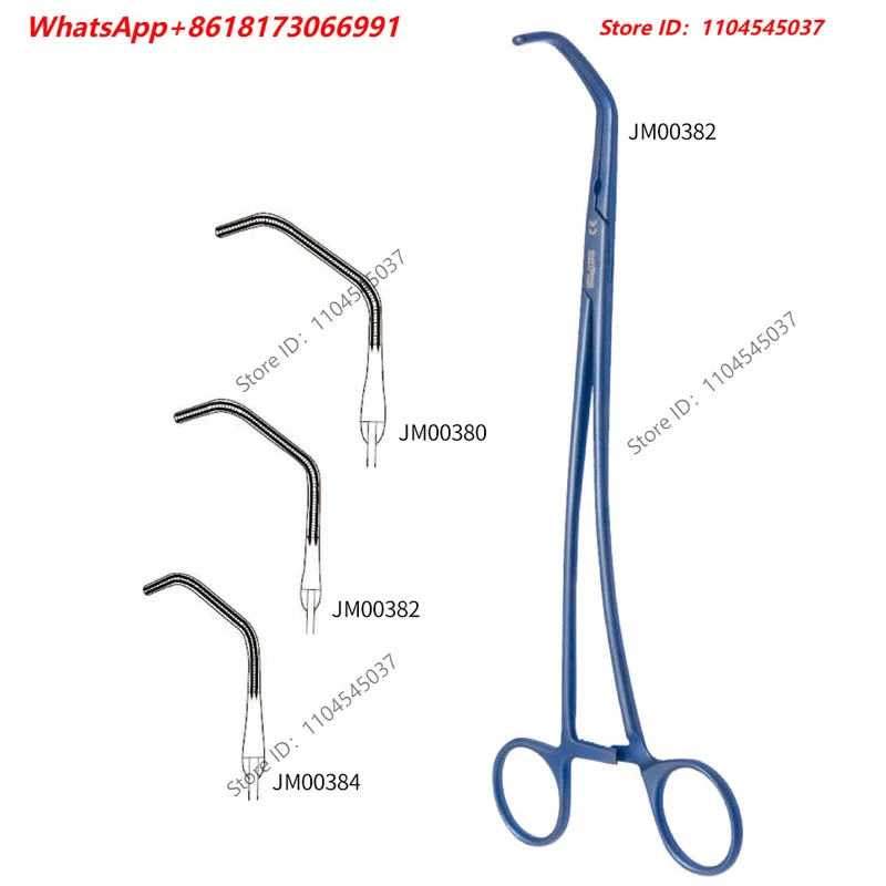 Carotid artery occlusion forceps, separation forceps, vascular clips surgical tools