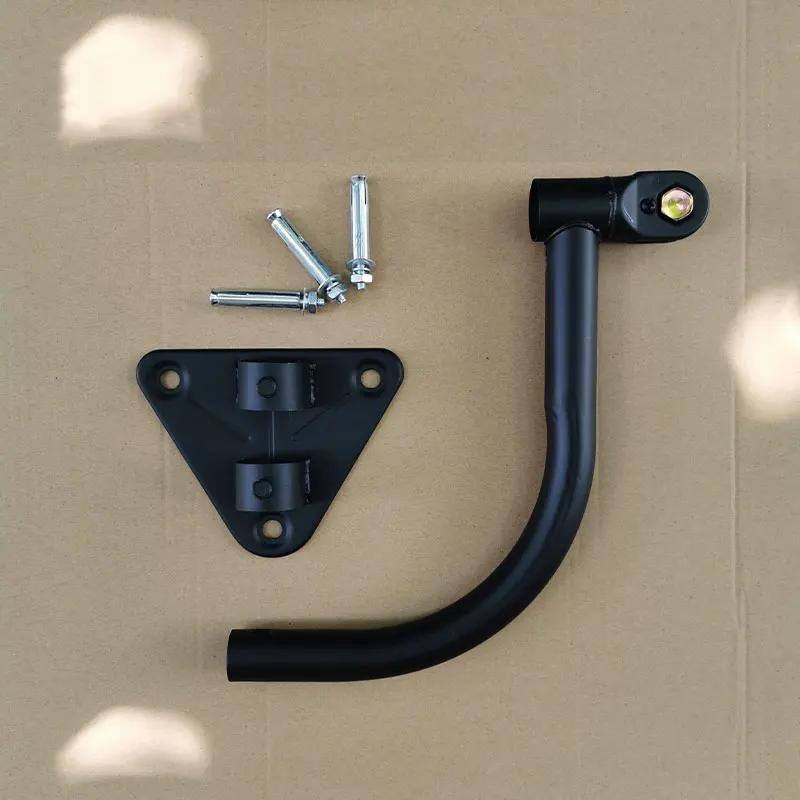 1pc Wall Bracket Triangle Board Bending Rod Connector Screw Set for Industrial Ventilation Fan Wall
