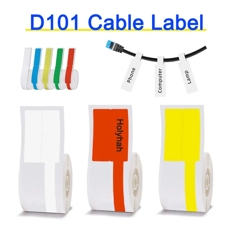 

NiiMBOT D101 Label Machine Thermal Cable Label Paper Waterproof Network Communication Optical Fiber Network Cable