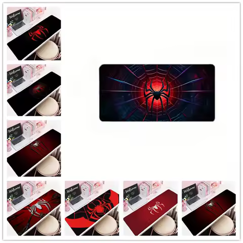 Spider Design Mouse Pad Gamer Large Mousepad Non Slip Mice Mat Gaming AccessoriesHome Office Laptop Computer Keyboard Desk Mats
