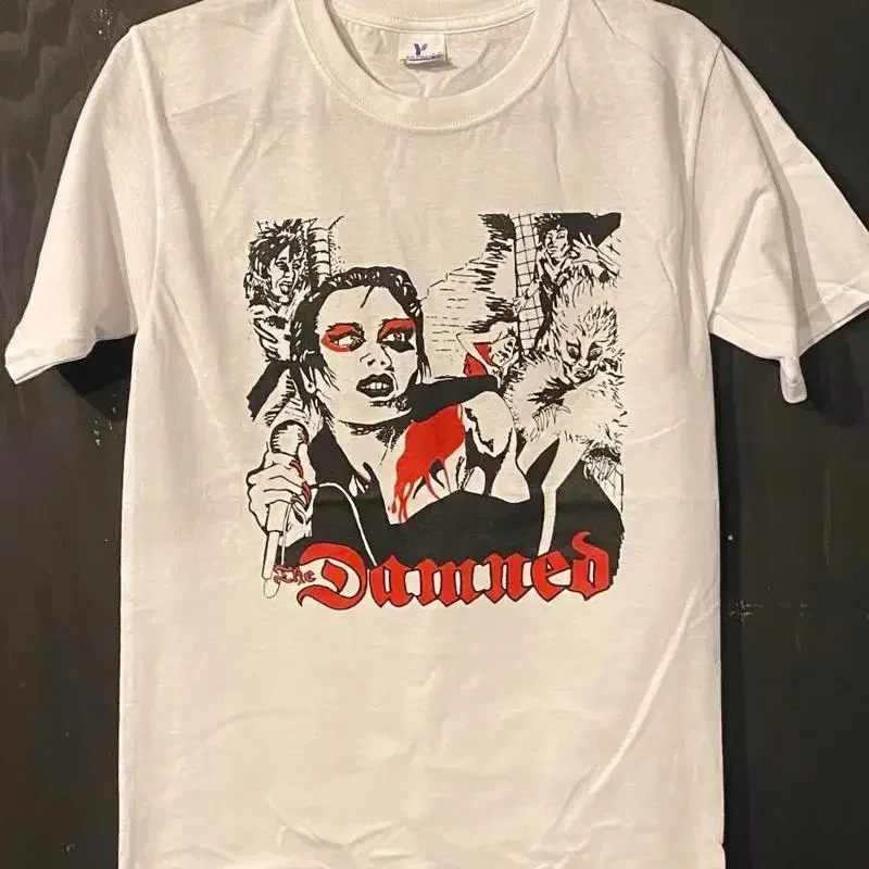 VINTAGE THE DAMNED Band T Shirt S to 5XL Free Shipping MO017