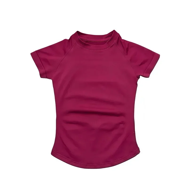 HISTELLO Sport Top met korte mouwen Naadloos yoga-trikot Kleding Dames Hardloopsport T-shirt Workout Shirts Fitness Sportvest - afbeelding 2