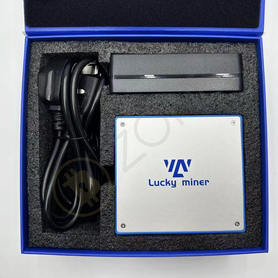 Lucky Miner LV07 1000G Hashrate Bitcoin Lotto Mining Machine Home WiFi Silent Miner BTC BCH DGB Mining Machine with 12V 5A PSU