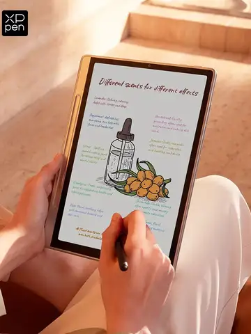 XPPen Magic Note Pad 3-in-1 Color Smart Note Book E-book Reader Android Tablet Ink Paper Light Nature Color 90HZ Refresh Rate