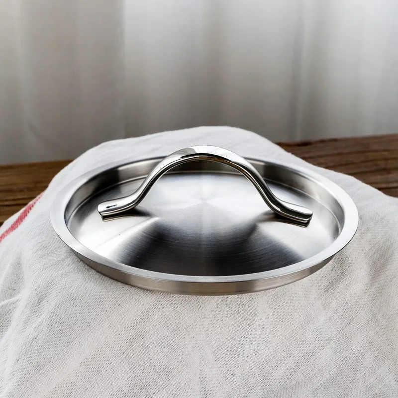 16cm18cm20cm18/10 Stainless Steel Pot and Pan Cover Mirror Finish Stainless Steel lid