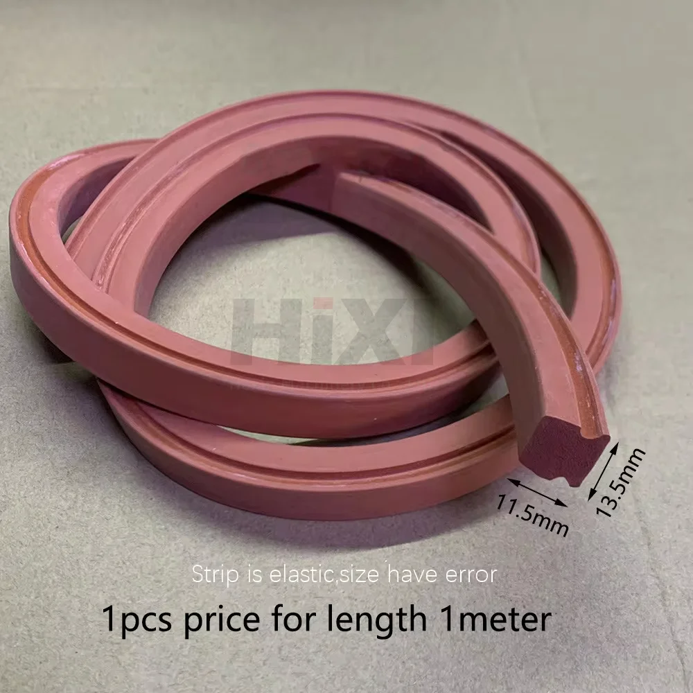 1M Hand Impulse Sealer Silica Gel Strips,High Temperature Resistant I Shape Square Sponge Strip