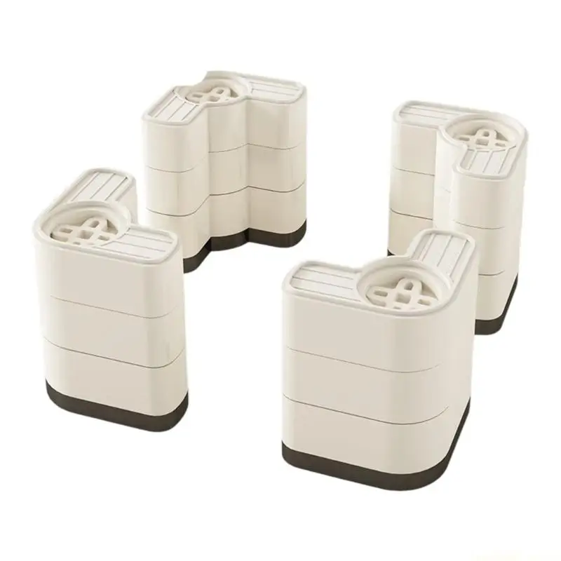 D0AB Set of 4 Appliance Stabilizer Mats to Prevent Washer Dryer Shaking and Skidding