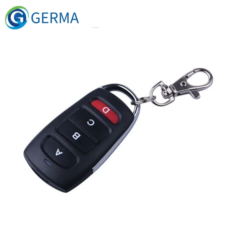 GERMA-llave de Control remoto RF, transmisor de 433mhz, clonación duplicada, copia, aprendizaje, código fijo para puerta de garaje eléctrica, Coche