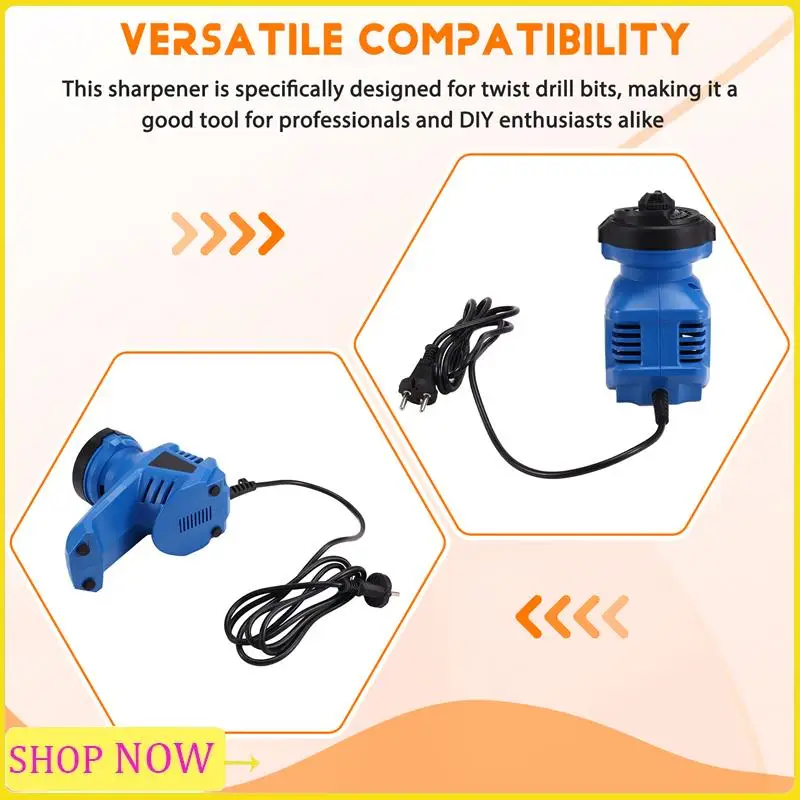 

Power Drill Bit Sharpener For 1/8''- 15/32'' 3-12Mm Twist Drill Bit Sharpener Grinder Drill Bit Sharpener Machine EU Plug