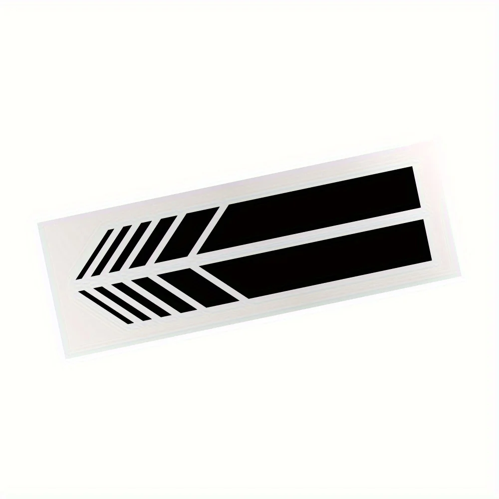 Classic Striped Vinyl Decals - Universal Car Mirror Film (Decorative Scratch Protection) view 3