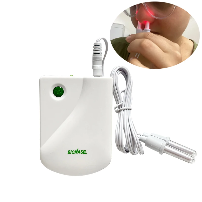 BioNase Nasenrhinitis Sinusitis Heilung Therapie Nasenmassage Heuschnupfen Niederfrequenzpuls Laser Laufendes Niesenbehandlungsgerät