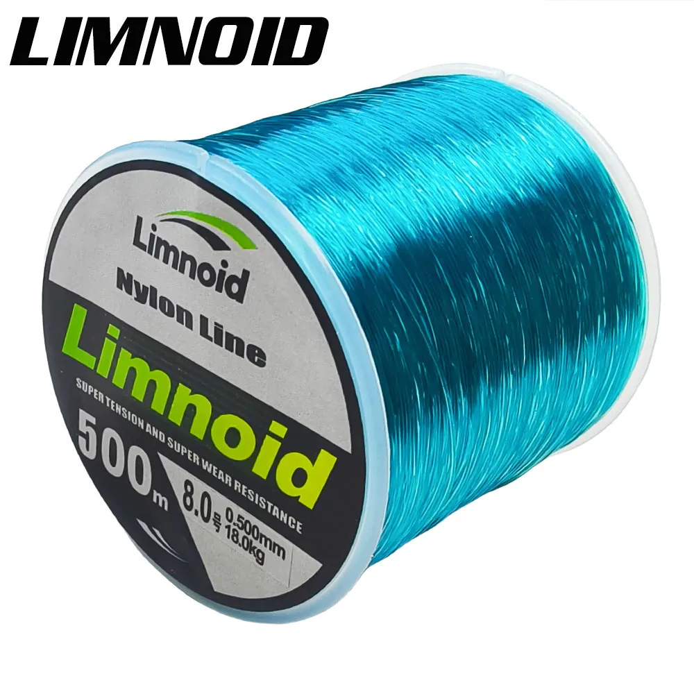 Limnoid 500M Nylon-Angelschnur aus japanischem Material, starke Monofilamentschnur für Barsch- und Karpfenangelzubehör