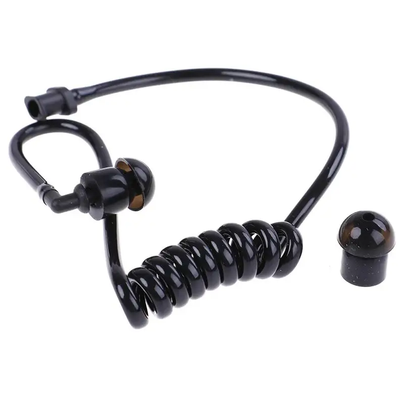 

Replacement Black Spring Air Tube Walkie Talkie Earphone Coil Acoustic Air Tube Earplug For Radio Earpiece Headset