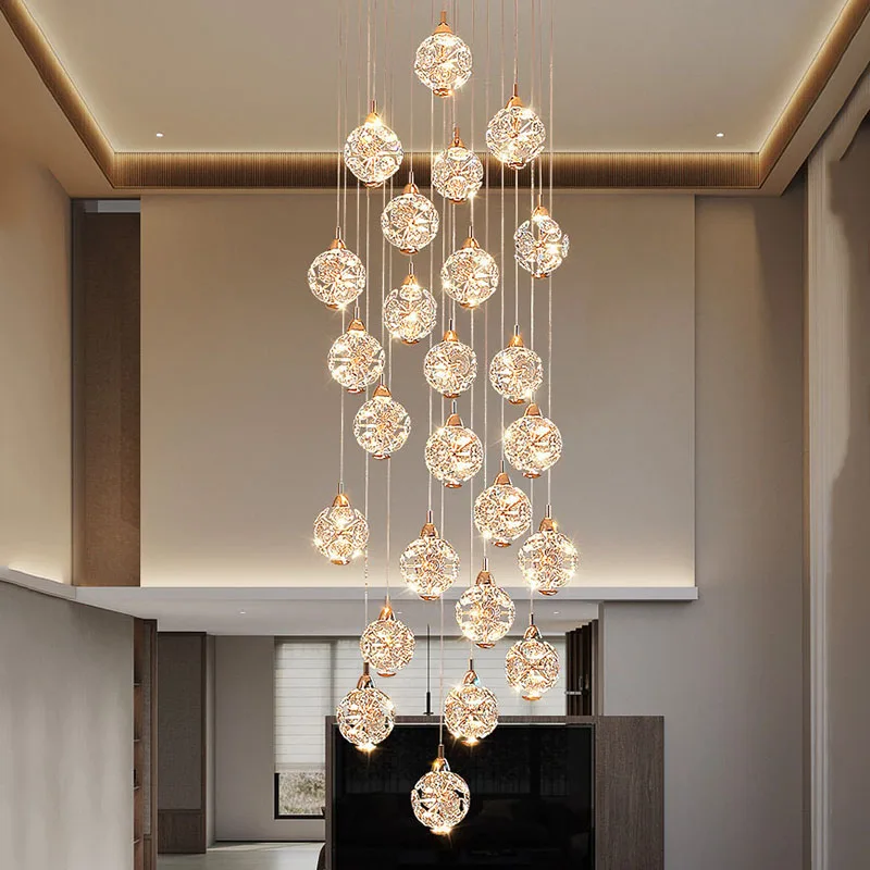 

home decorationPendant lights, luxury crystal living room chandelier, bedroom Pendant lamp, ceiling light, indoor lighting