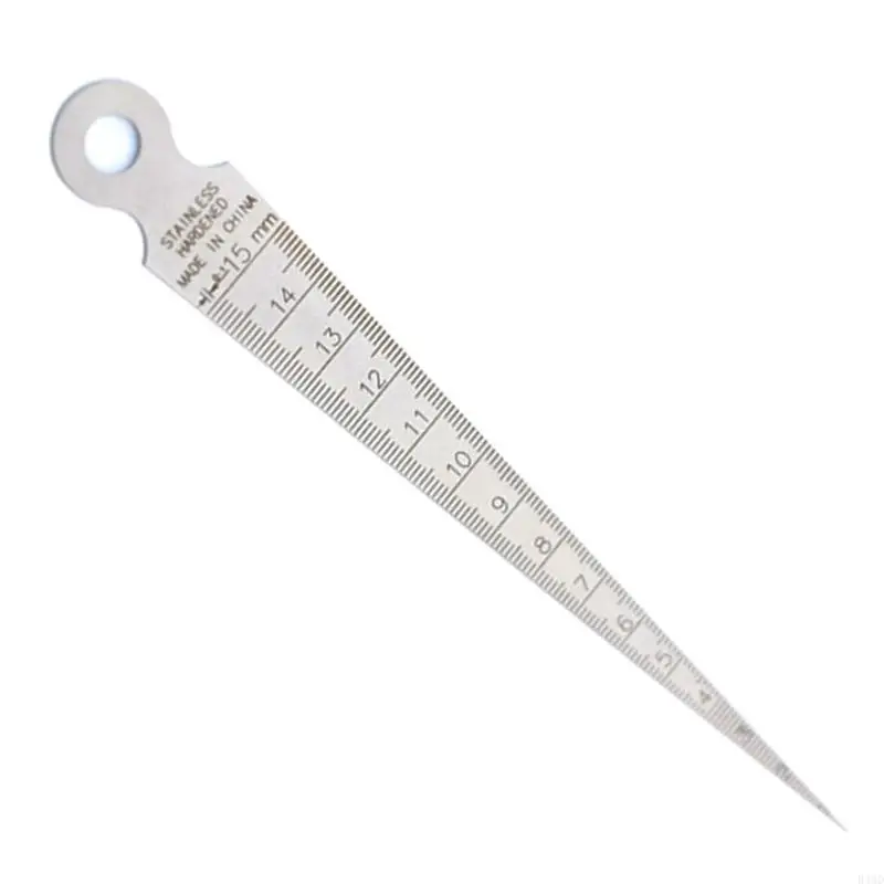 

B46D Feeler Gauge Aperture Scale Hole Inspection Measuring Ruler Stainless