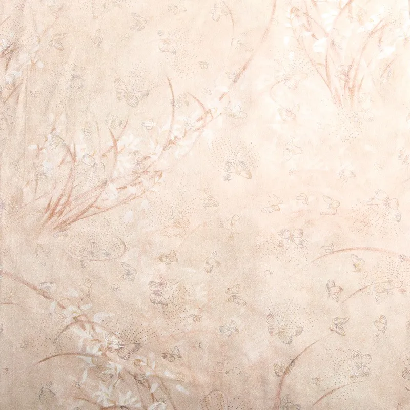 

Soft satin-colored jacquard printed fabric for women's cheongsam dresses and Hanfu