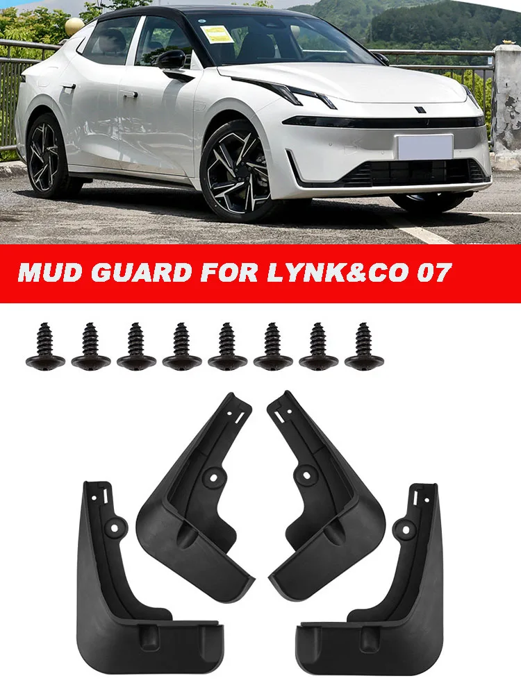 

4 PCS MudFlaps For Geely LYNK&CO 07 2024 Mudguards Mud Flaps Splash Guards Front Rear Wheels Fender