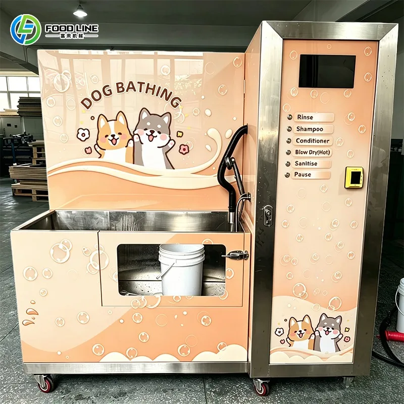 Portable Unmanned Pet Bathing Kiosk Automatic Cat Dog Washing Station Commercial Self‑Service Grooming Unit