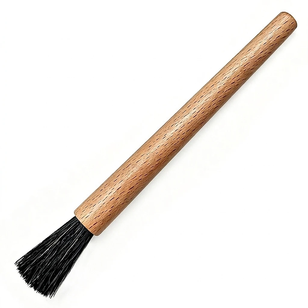 Coffee Grinder Brush Beech Wood Natural Boar Bristle Cleaning Tool for Espresso Station Manual Electric Mill Durable