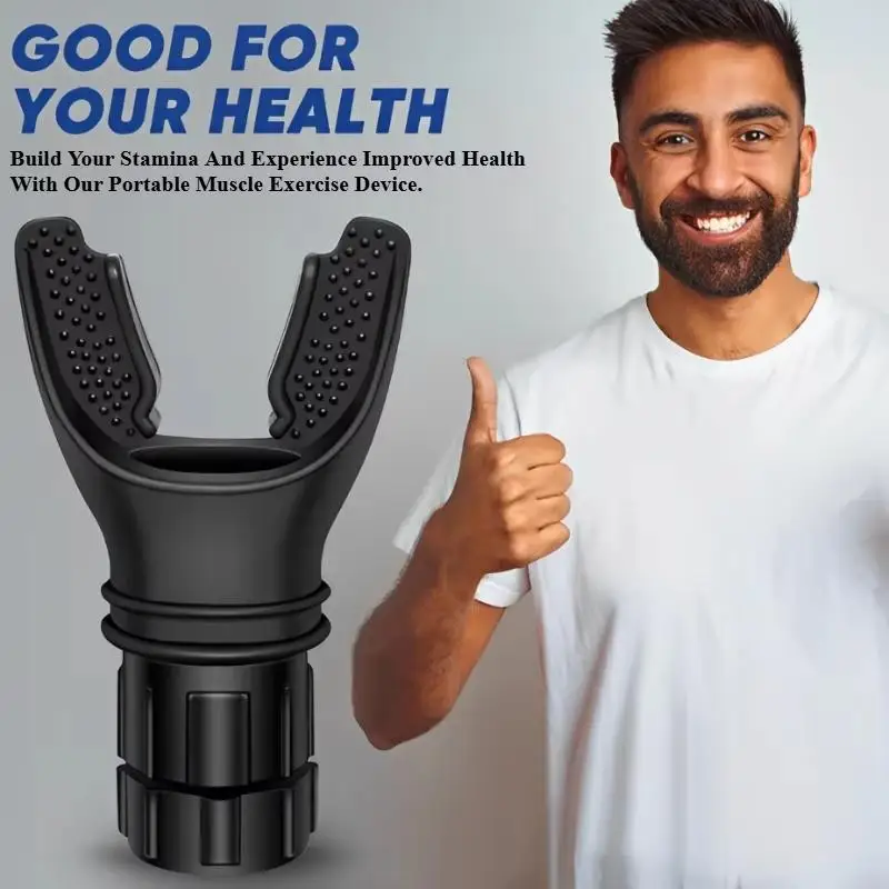 New Sale Adjustable Breathing Exerciser Lung Capacity Trainer Mouthpiece Respiratory Fitness Device For Sports Swimming Yoga