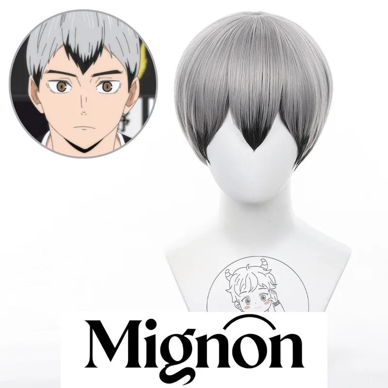 Haikyuu!! Shinsuke Kita Cosplay Wig Short Hair Simulated Scalp Halloween Gift