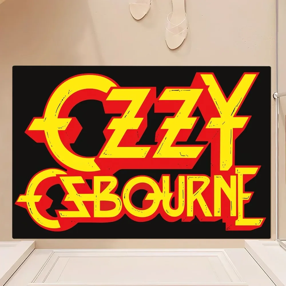 Classic Singer Ozzy O-Osbourne Floor Mat Bedroom Kitchen Door Bath House Super Absorbent Foot Non-slip