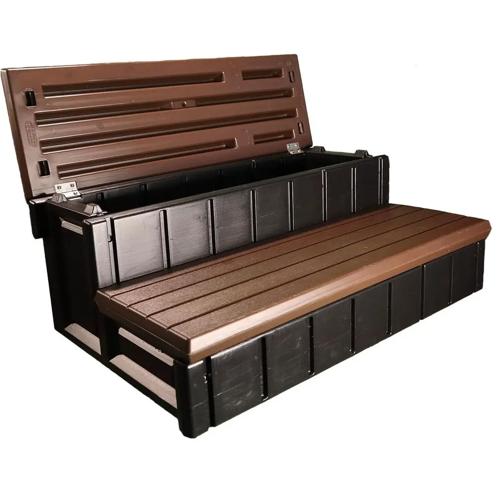 Durable, Versatile, American-Made Storage Steps for Spas and Hot Tubs