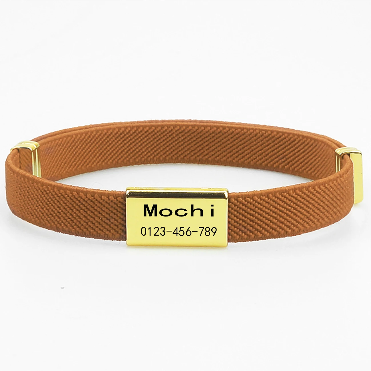 Modisches, anpassbares Katzenhalsband mit graviertem Namensschild, verstellbar, abtrünniger Kätzchen-Halskette für kleine Hunde, Haustier-ID, kratzfest – Detail 15