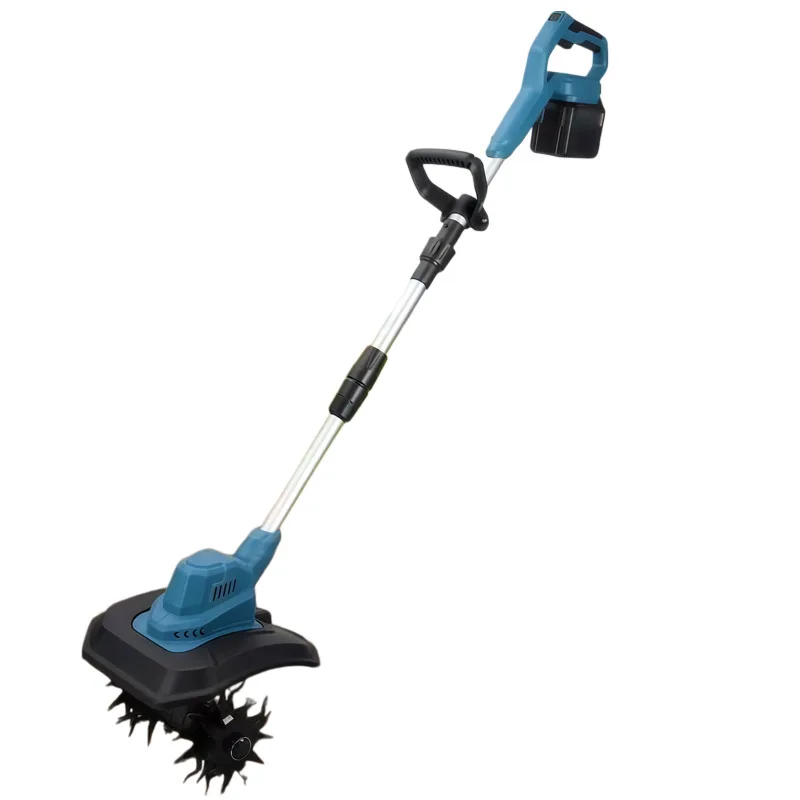 Lithium Battery Micro-tiller, Scarifier, Agricultural Weeding, Ditching, Soil Loosening, Hedge Machine, Portable Multi-functiona view 5