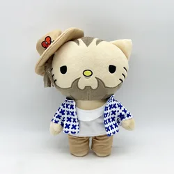 Hello Kitty as Bad Bunny Plush Doll Plushies Stuffed Toys Cute Kids Boys Girls Christmas Birthday Gifts