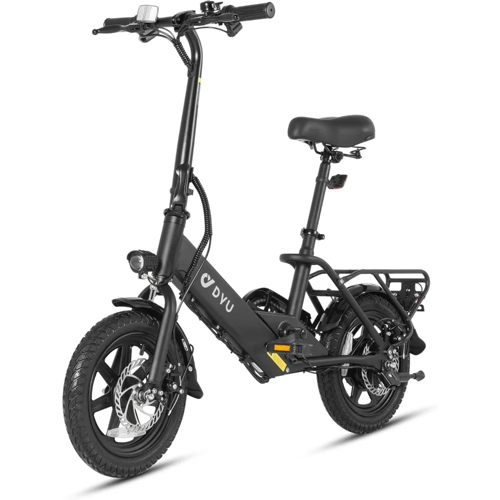 Electric Bike for Adults Teens, Folding Electric Bicycle,Commuter City E-Bike with 350W Motor and 36V 7.5Ah Battery