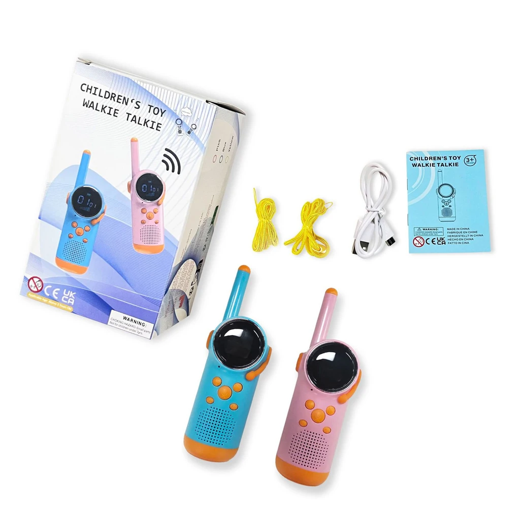 Mini walkie-talkie de desenho animado para crianças, entretenimento ao ar livre, astronauta, brinquedo interativo de mesa, máquina pequena educacional