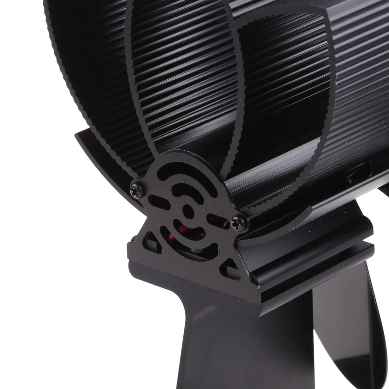 KX4B 4 ใบมีดความร้อนเตาพัดลมไม้สำหรับ ปลอดภัย Quiet เตาผิง Ecofan การใช้ประหยัดการกระจายความร้อนที่มีประสิทธิภาพ