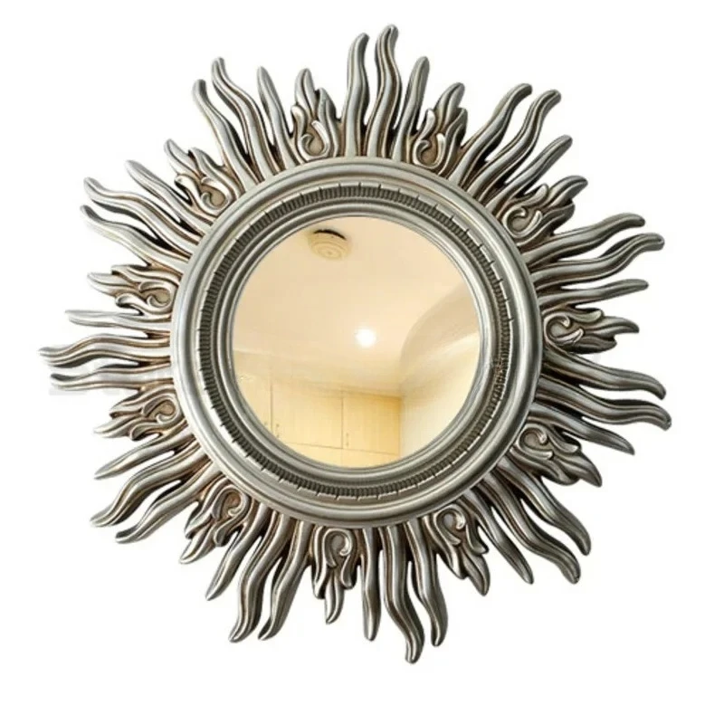 Bathroom Accessory Unique Champion Design Reflective Art for Elegant Wall Decor Sun Apollo Art Wall Mirror Decorative